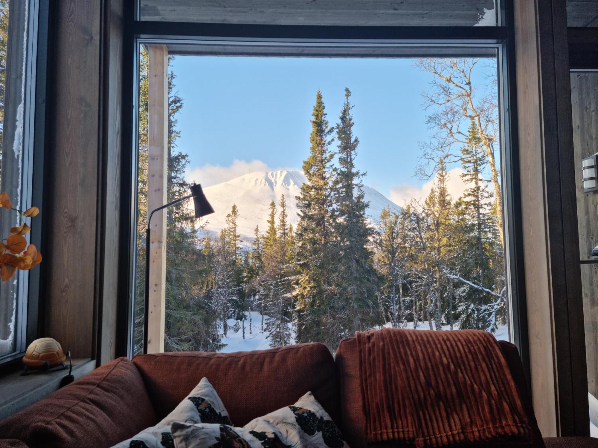 Ny Leilighet Med Flott Utsikt Til Gaustatoppen リューカン エクステリア 写真