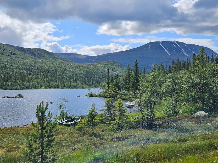 Ny Leilighet Med Flott Utsikt Til Gaustatoppen リューカン エクステリア 写真